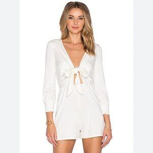 Rachel Pally Women's White Jumpsuit Rompers Bow‎ NWT